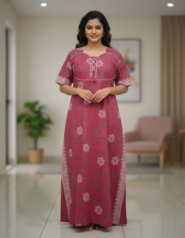 Mayas Durga Model Nighty